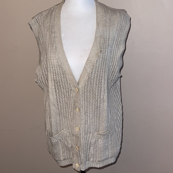 Knitted women’s vest XL - Picture 4 of 11